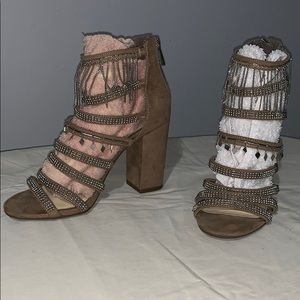 Jessica Simpson studded heels